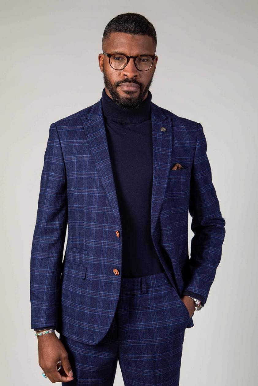 Blue Chigwell Tweed Blue Jacket