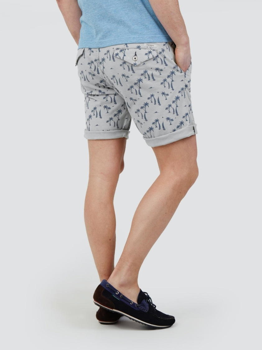 Dirty White Cabin Printed Chino Shorts