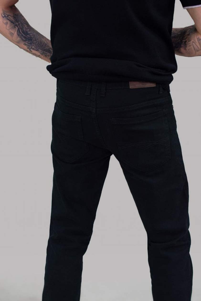 Black Milano Stretch Jeans