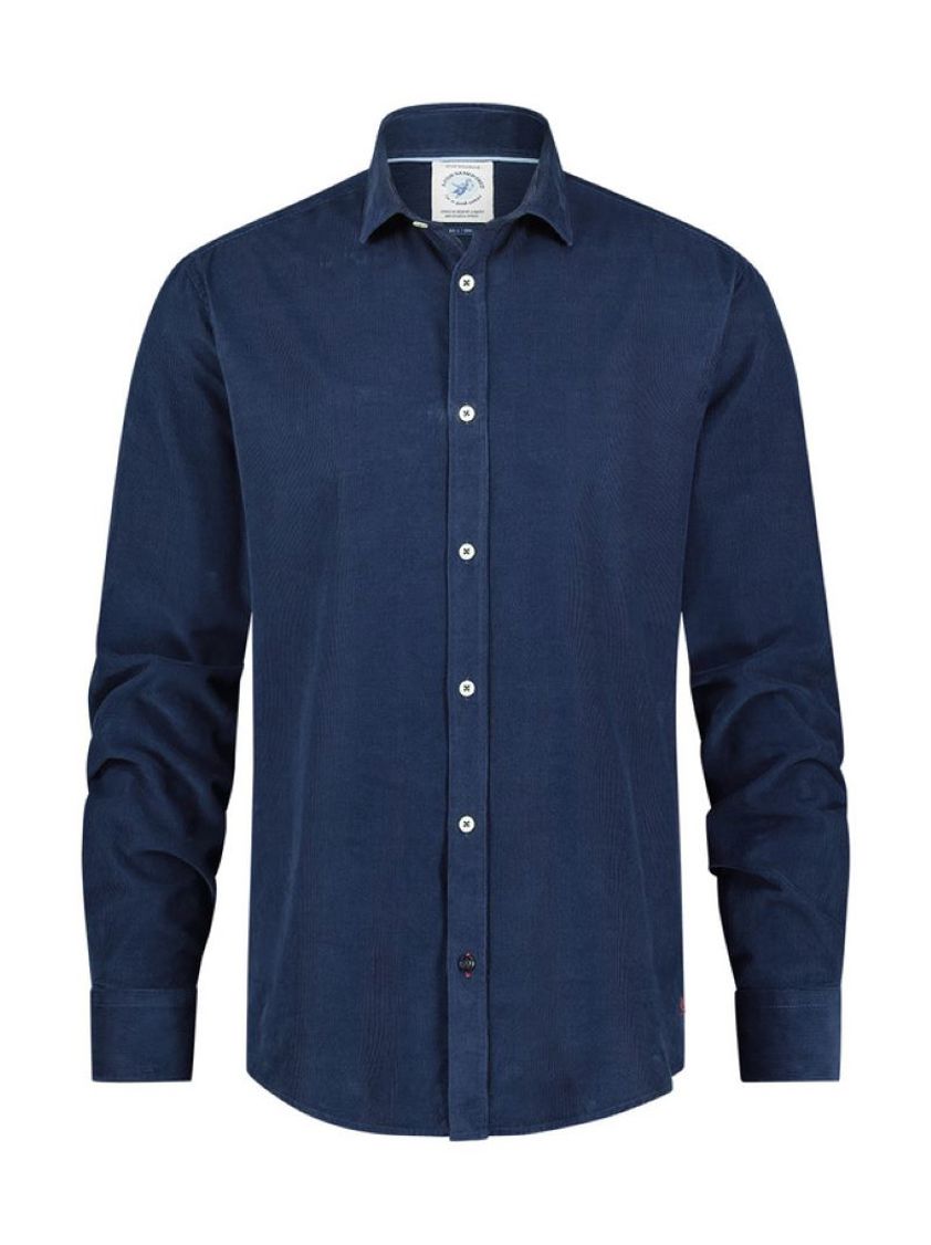 Classic Blue Corduroy Shirt