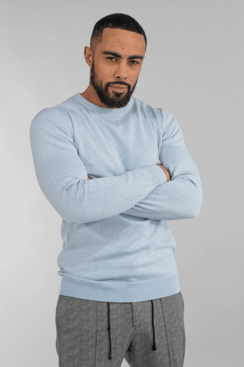 Blue Marlyn Slim Fit Crewneck Knit