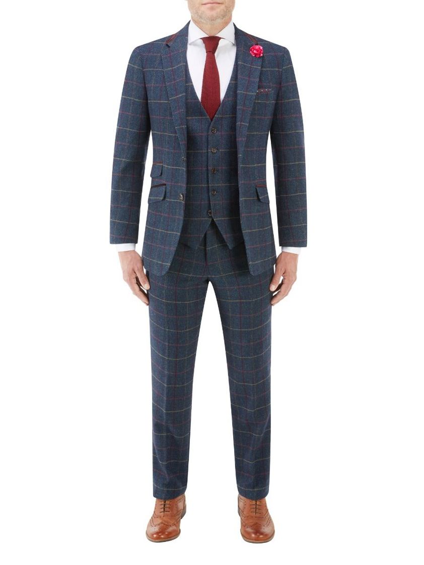 Navy Doyle Three Piece Suit