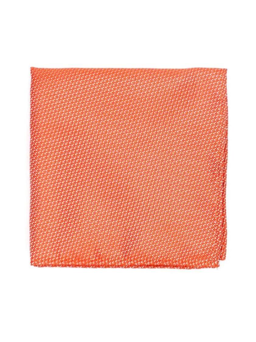 Orange Textured Tie Set