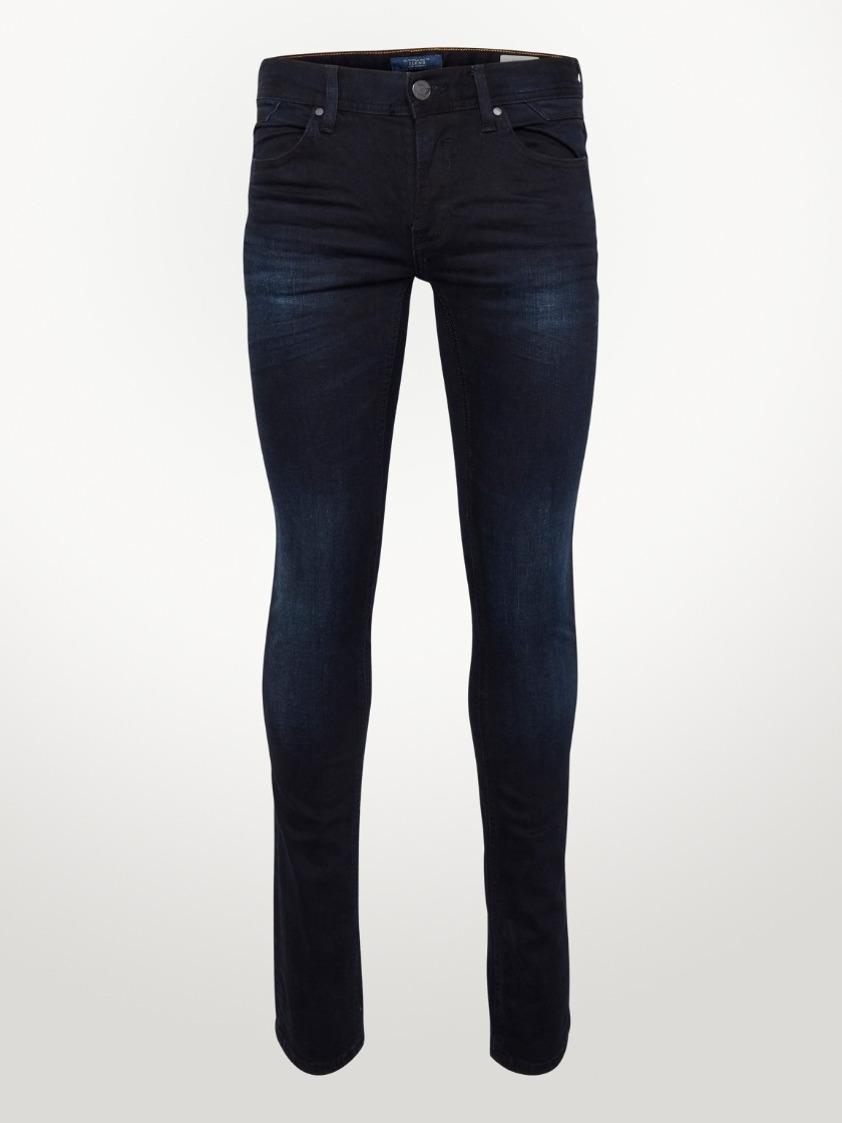 Black/Blue Cirrus Skinny Fit Jeans