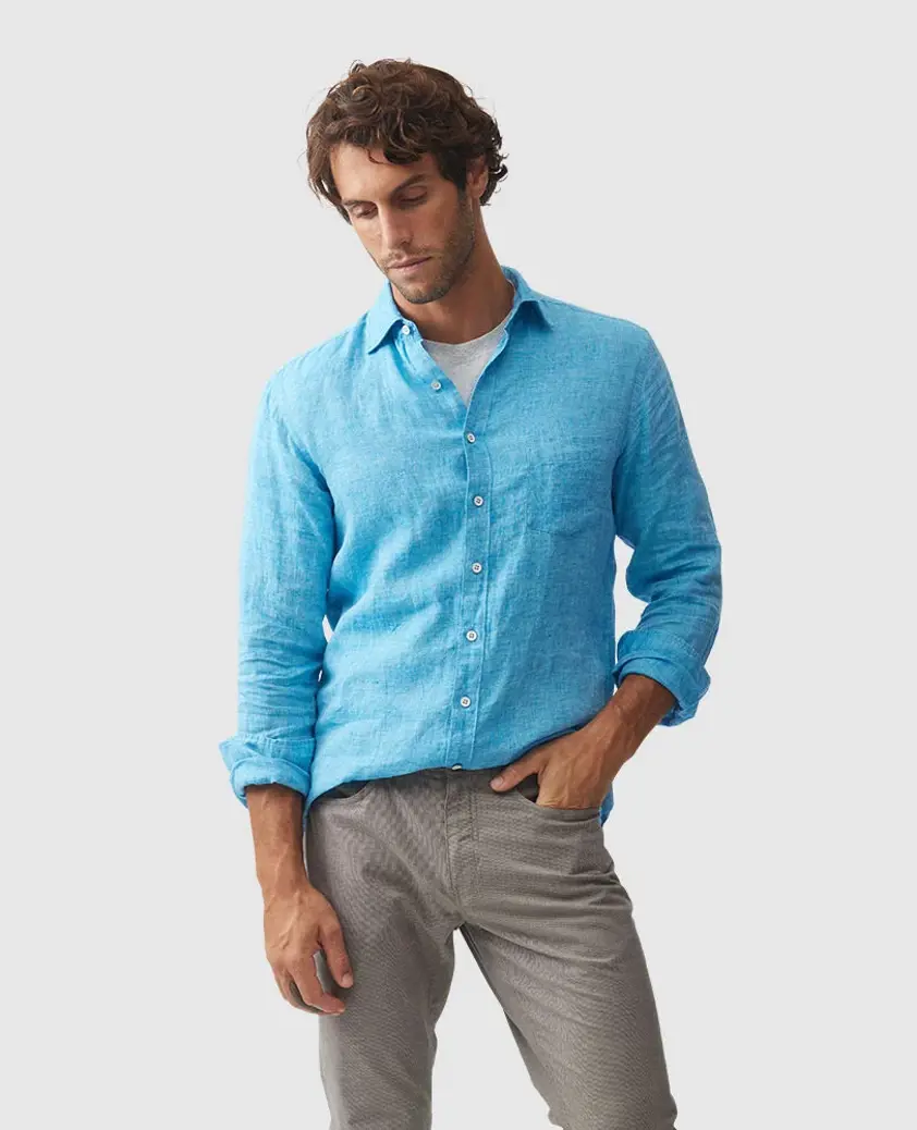 Colbolt Long Sleeve Linen Shirt