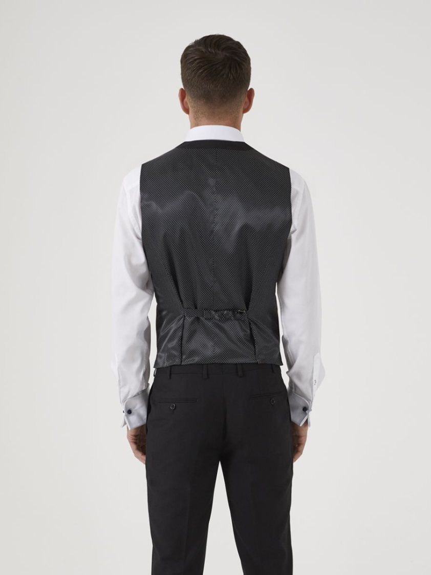 Black Milan II 3 piece Slim Fit Suit