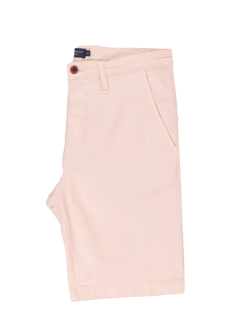 Dusty Pink Slim Chino Shorts
