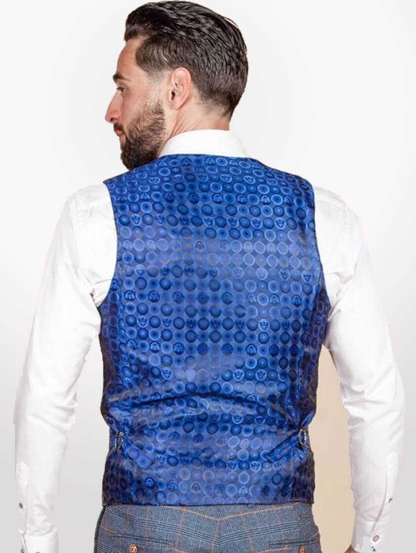 Sky Jenson Check Waistcoat