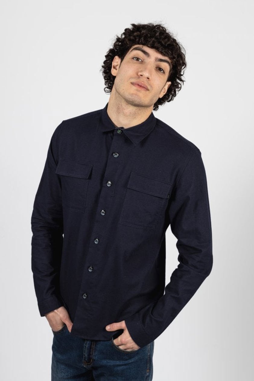 Navy Kempman Overshirt