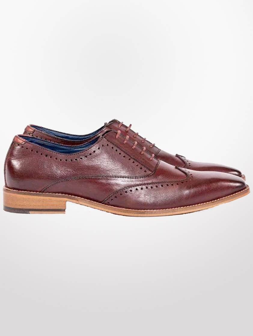 Wine Leather Carson Shoes