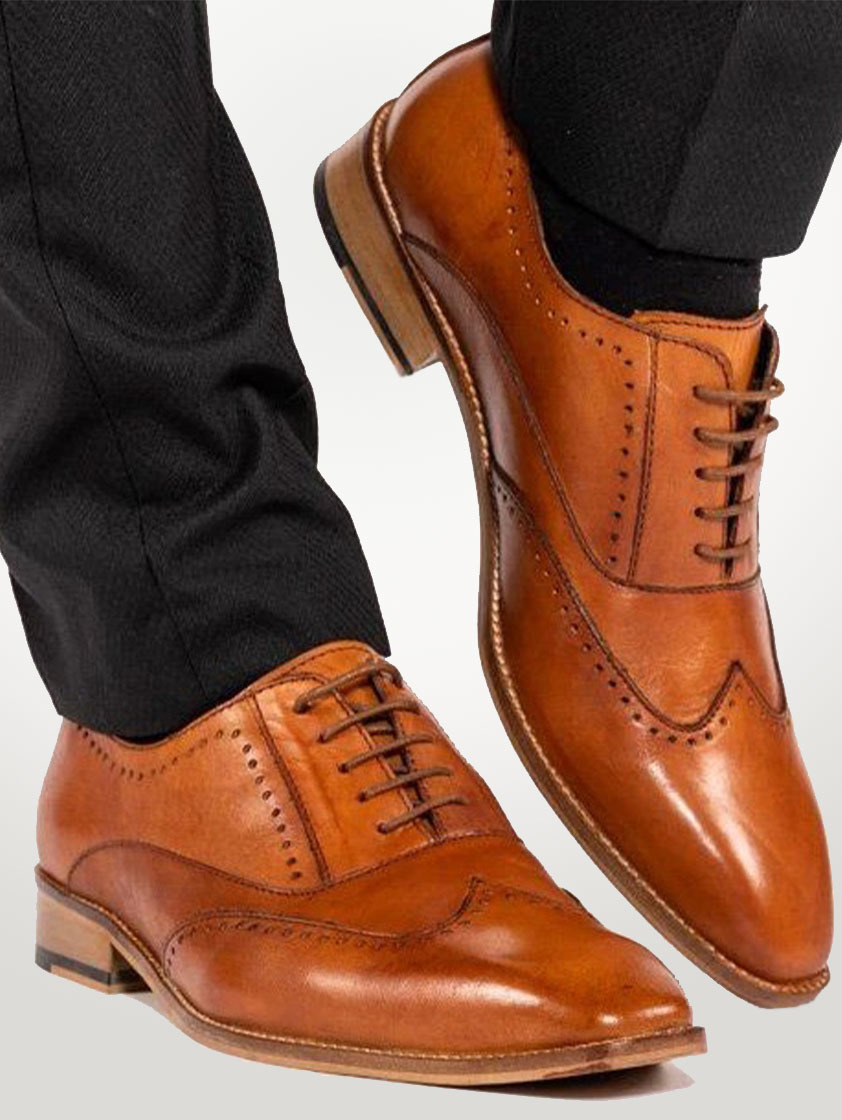 Tan Leather Carson Shoes