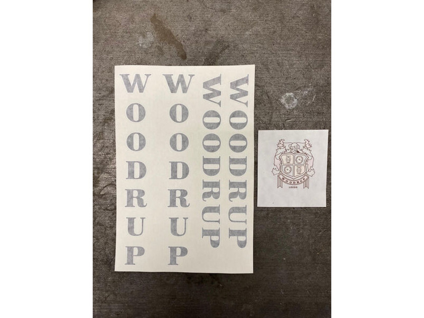 Woodrup Cycles Decal Set - Woodrup Cycles