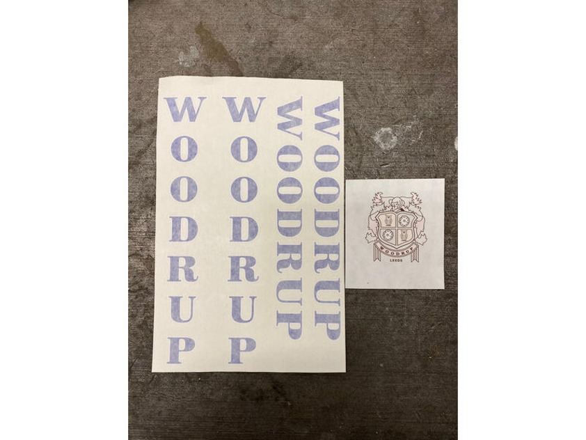 Woodrup Cycles Decal Set - Woodrup Cycles