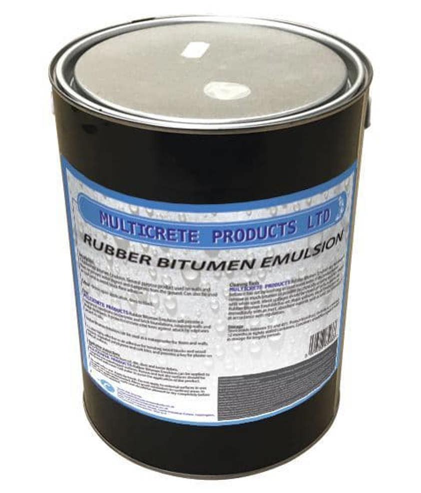 MULTICRETE BITUMEN RUBBER EMULSION (5LTR OR 25LTR) - Multicrete Products