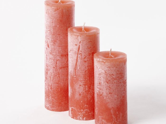 Coloured Pillar Candles