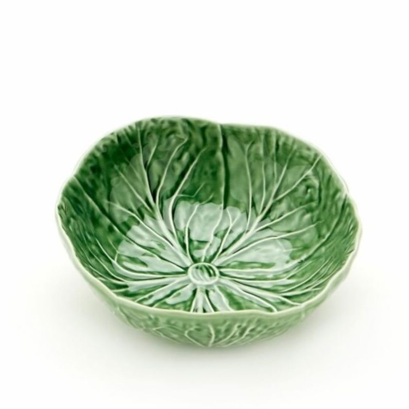 Green Bordallo Small Cabbage Bowls 17.5 cm Ø