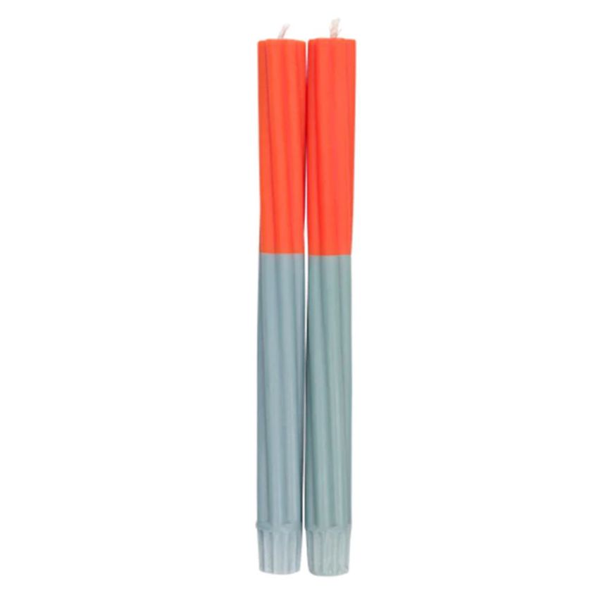 Twisted Two Colour Candles