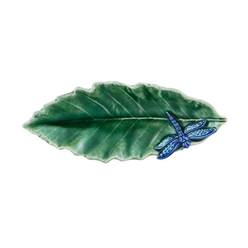 Countryside Leaves - Chestnut Leaf With Dragonfly 16 cm
