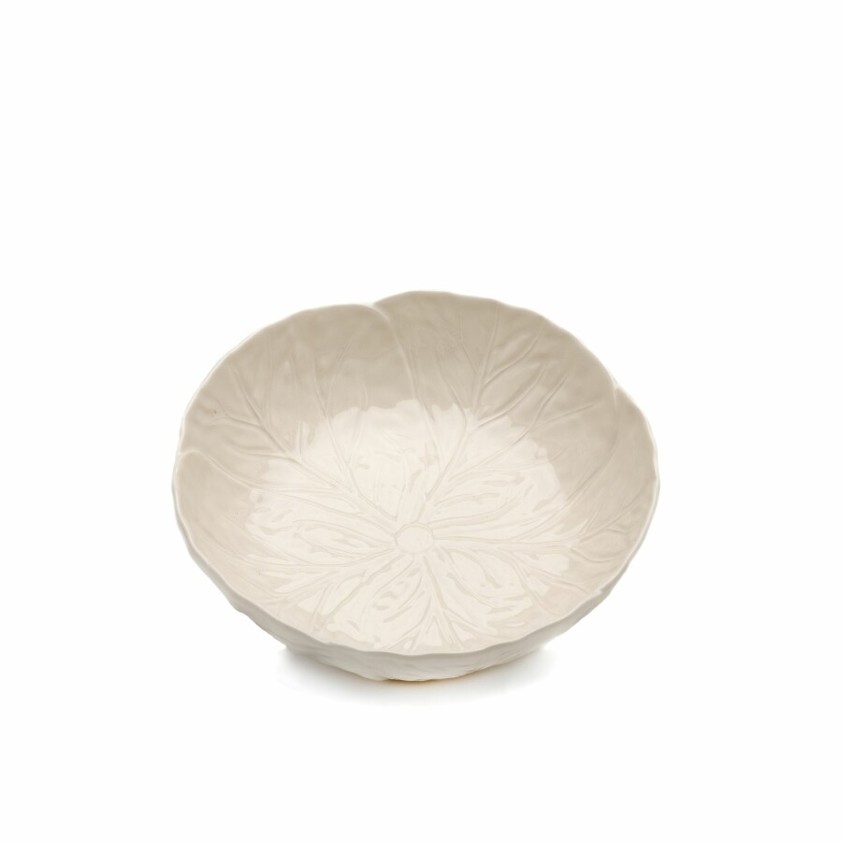 White Bordallo Large Cabbage Bowls 29.0 cm Ø