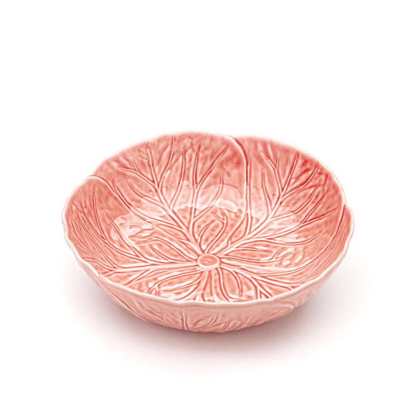 Pale Pink Bordallo Large Cabbage Bowls 29.0 cm Ø