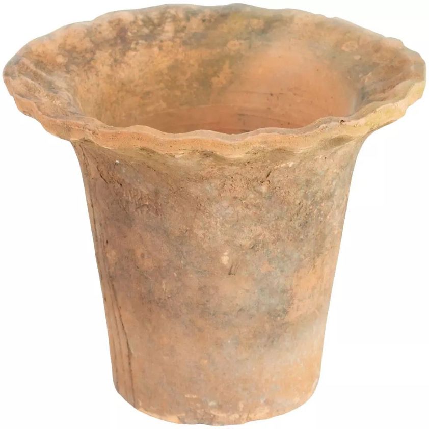 Terracotta Frill Rim Plant Pot