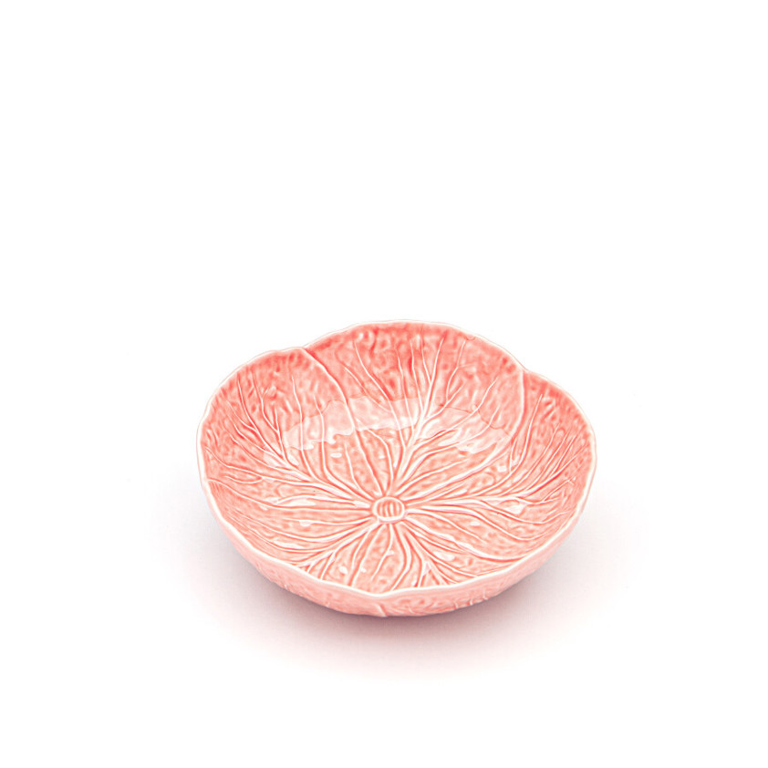 Pale Pink Bordallo Medium Cabbage Bowls 22.5 cm Ø