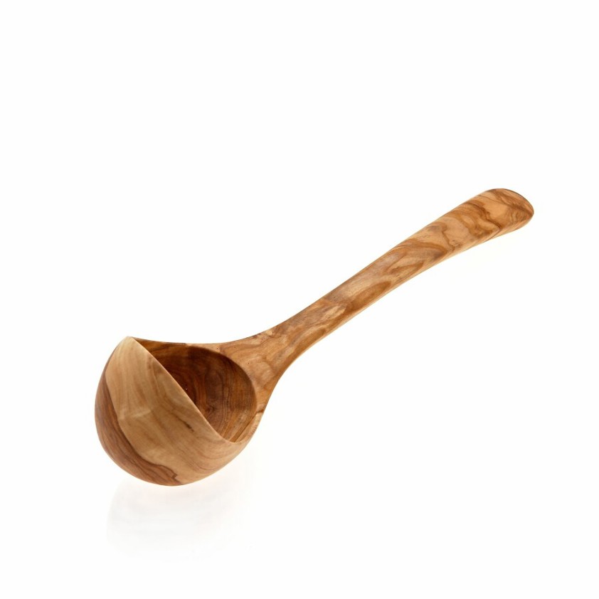 Olive Wood Large Serving Spoon