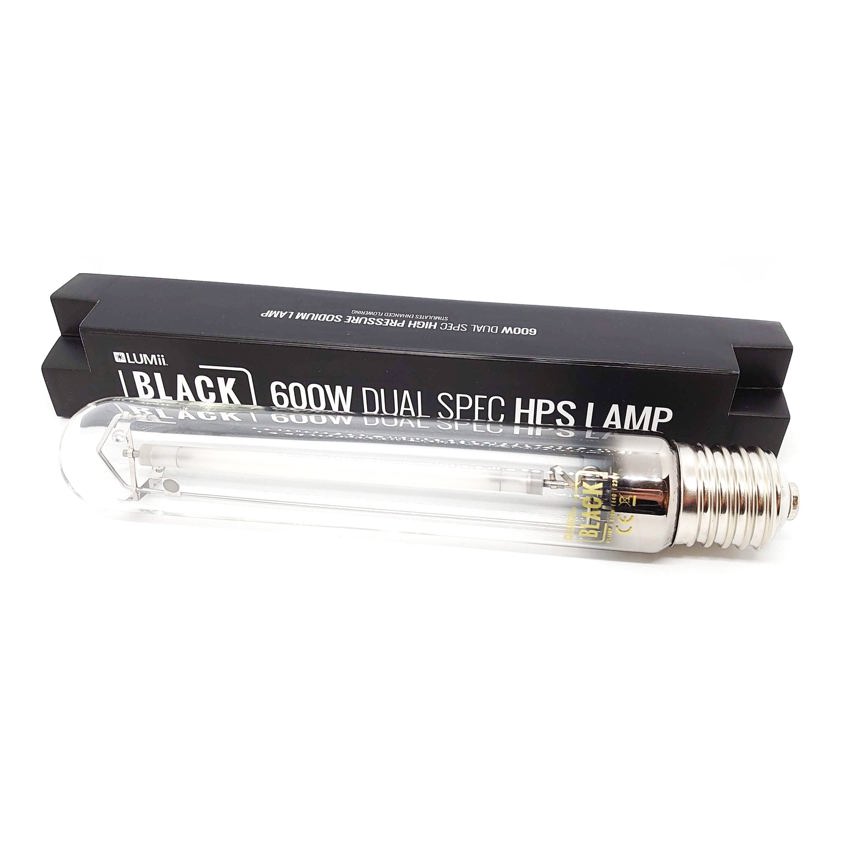 Black 600w Dual Spectrum High Pressure Sodium Lamp