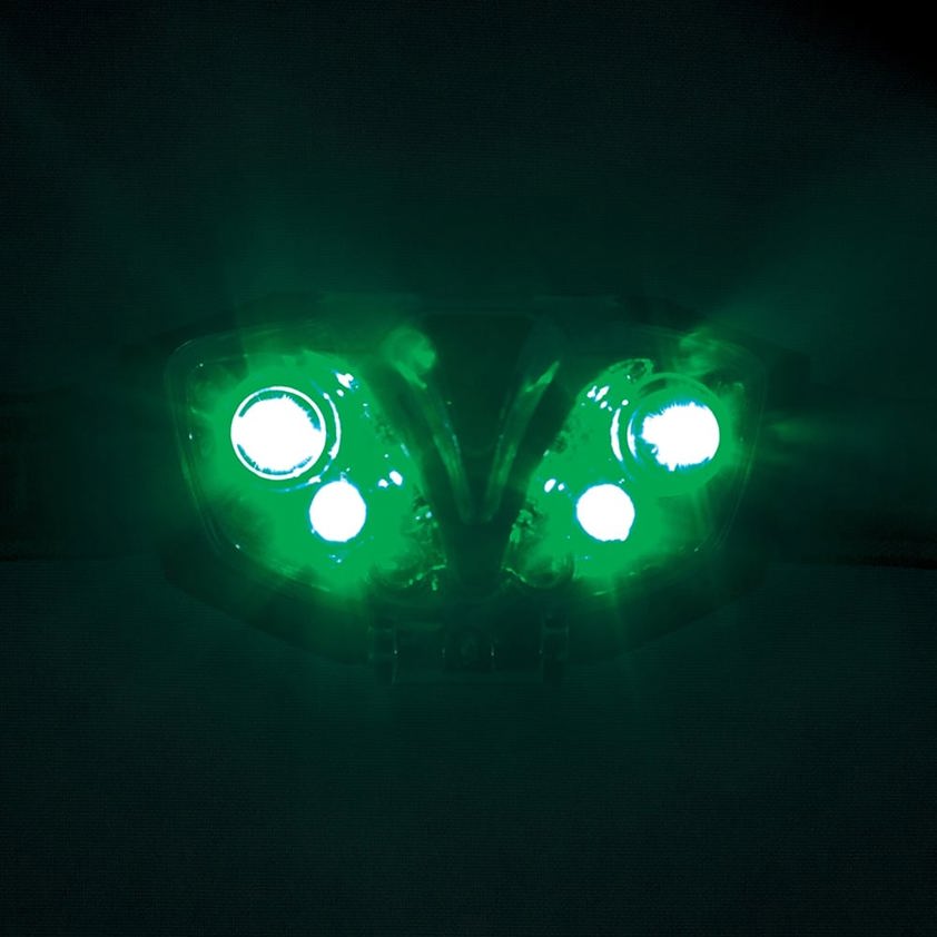 Green LED Head Torch