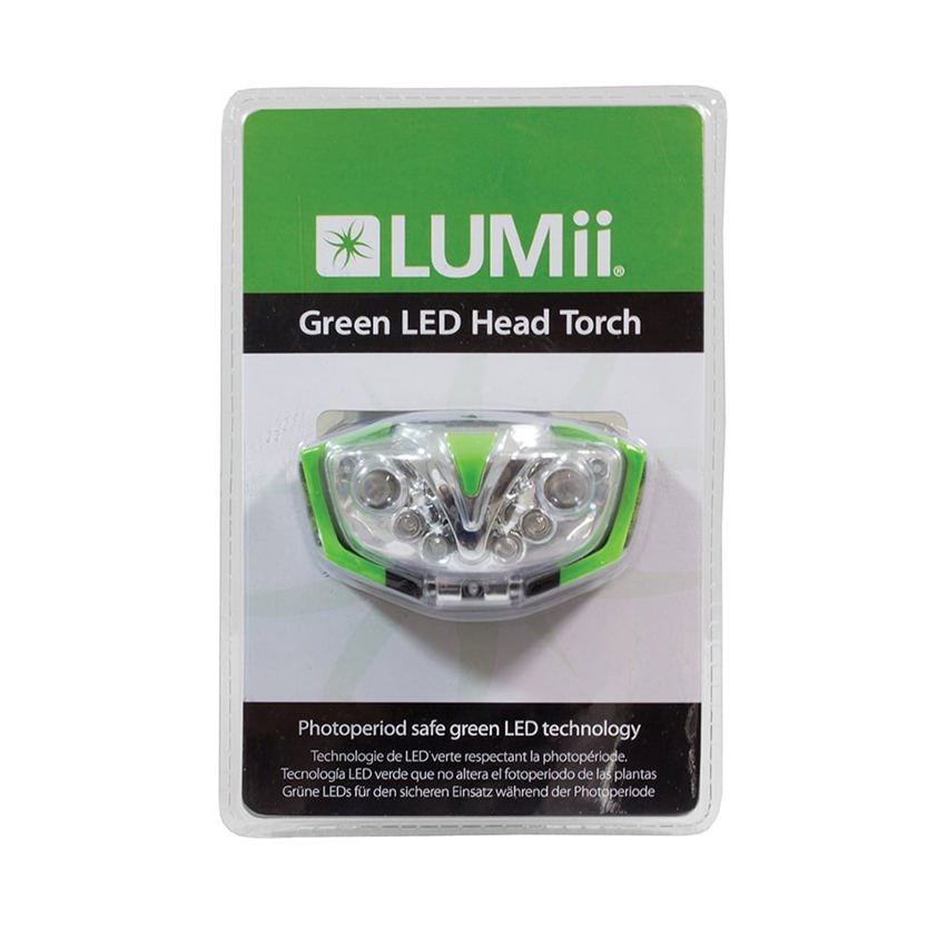 Green LED Head Torch