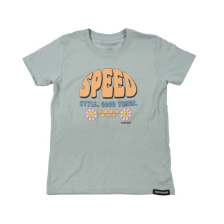 HEATHER BLUE Fasthouse Girl's Peachy Keen Tee