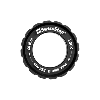 Black Centre Lock Lockring Max 220Mm Rotor