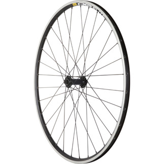 Black Road Front Wheel Shimano Rs400 Hub Mavic Cxp Elite Rim Black 700C