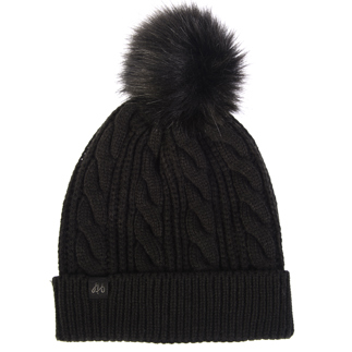 Black Fasthouse Womens Daylight Pom Beanie