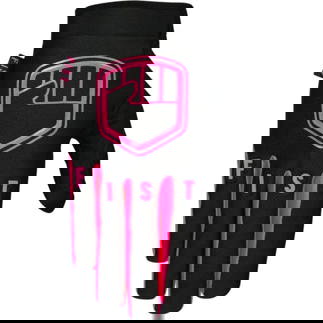 Black / Pink Stocker - Glove - Adult - Fluro Pink