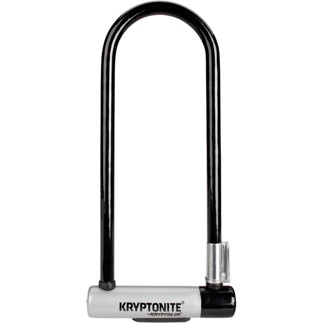 black/silv Kryptolok Long Shackle U-Lock With With Flexframe Bracket Sold Secure Gold