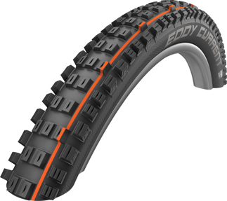 Black Schwalbe Addix Eddy Current Front Super Trail Soft E-Mtb (Folding) (Evo)