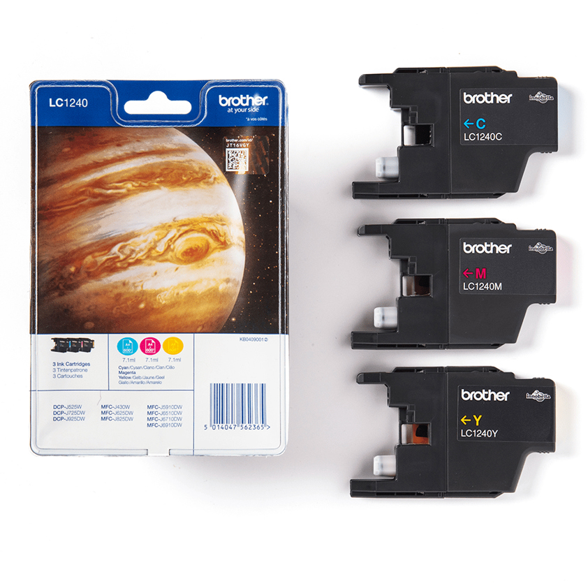 Brother LC-1240RBWBP Ink cartridge multi pack C,M,Y, 3x600 pages Pack=3 for Brother DCP-J 525/MFC-J 6510
