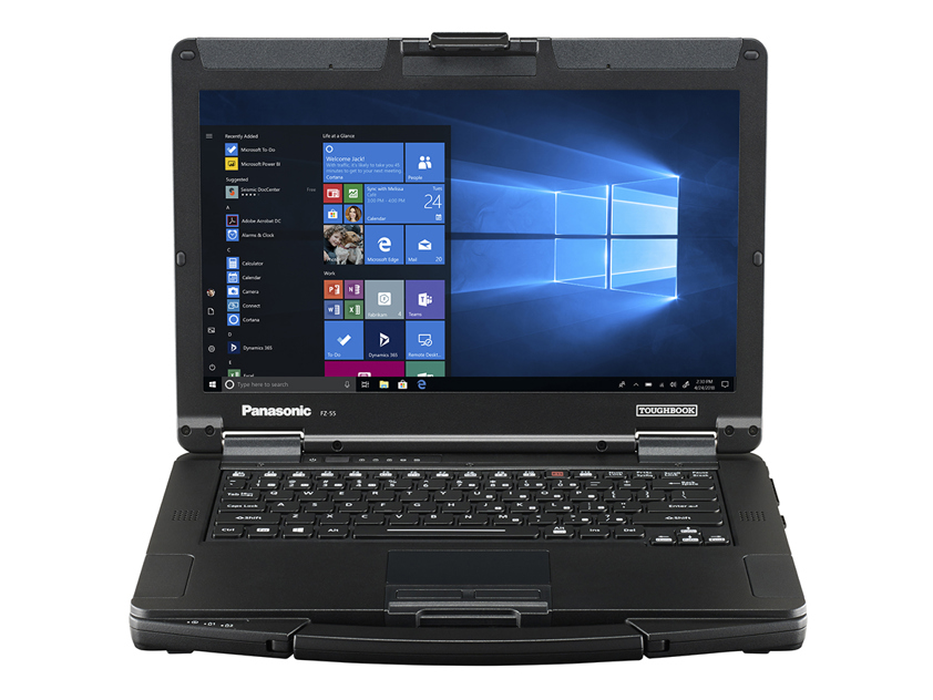 Panasonic Toughbook 55 HD i5-8365U Notebook 35.6 cm (14") Intel® Core™ i5 8 GB DDR4-SDRAM 256 GB SSD Wi-Fi 5 (802.11ac) Windows 10 Pro Black, Silver