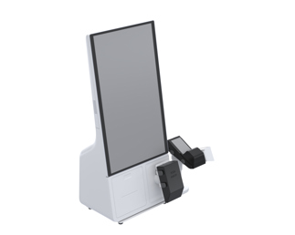 Ergonomic Solutions SpacePole Kiosk SKS005-32 POS system accessory POS plate White Metal