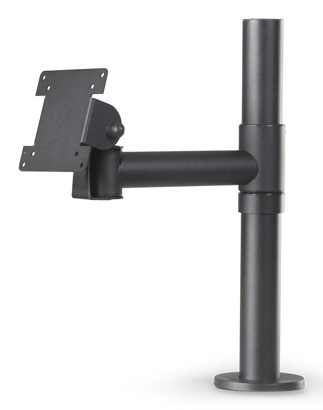 Ergonomic Solutions SpacePole POS SPV1104-H-FX-05 POS system accessory POS mount Grey Metal 12 kg 75 x 75 mm 100 x 100 mm