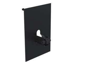 Ergonomic Solutions SpacePole Kiosk SCO Kiosk set with DuraTilt