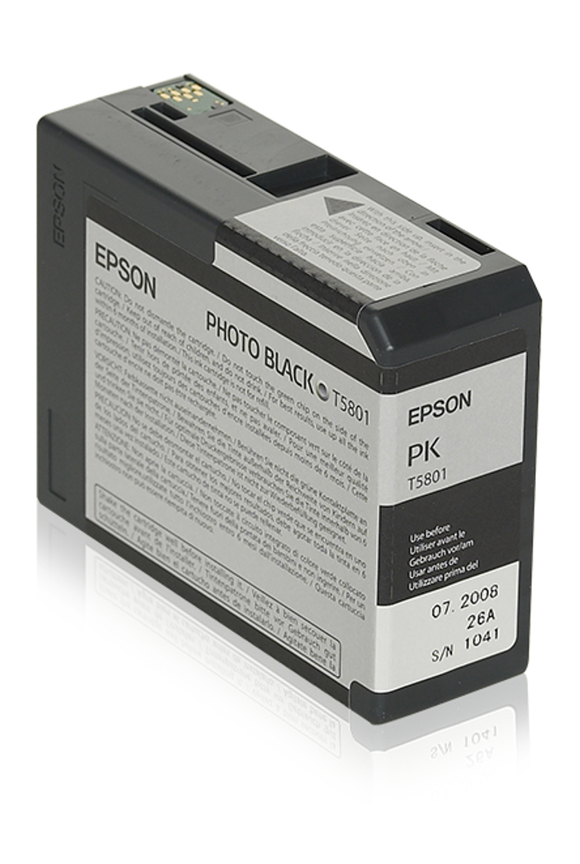 Epson C13T580100/T5801 Ink cartridge foto black 80ml for Epson Stylus Pro 3800/3880