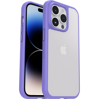 OtterBox React Case for iPhone 14 Pro, Shockproof, Drop proof, Ultra-Slim, Protective Thin Case, Tested to Military Standard, Antimicrobial Protection, Purplexing, No retail packaging