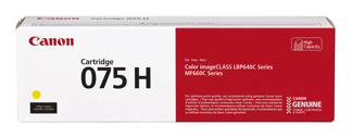 Canon 6366C002/075H Toner cartridge yellow high-capacity, 2.5K pages ISO/IEC 19752 for Canon i-SENSYS LBP-640