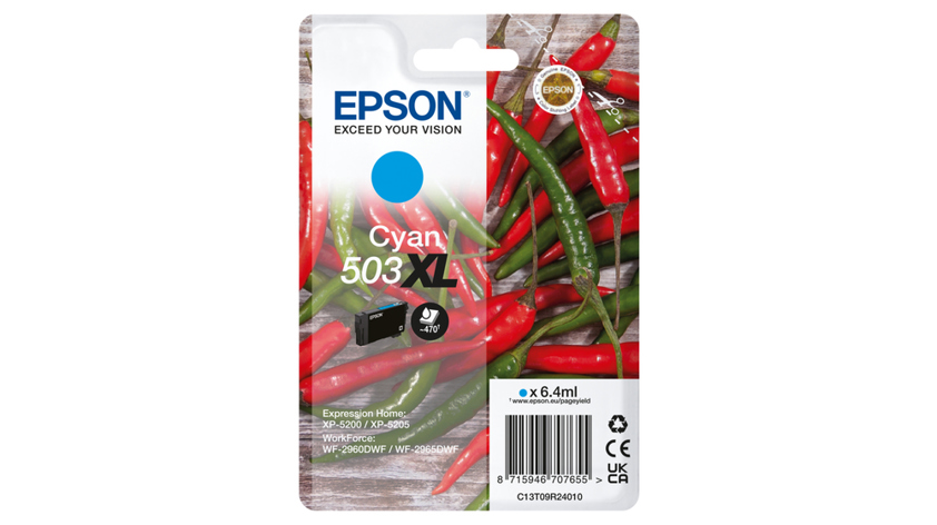 Epson C13T09R34010/503XL Ink cartridge magenta high-capacity, 470 pages 6,4ml for Epson XP-5200
