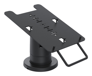 Ergonomic Solutions SpacePole Payment SpacePole Stack with MultiGrip plate for Ingenico ISC350