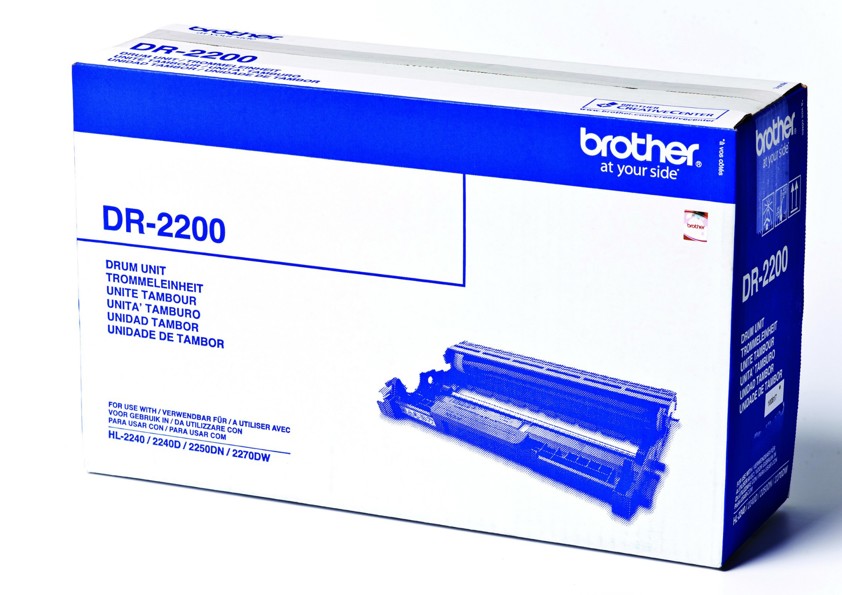 Brother DR-2200 Drum kit, 12K pages for Brother Fax 2840/HL-2130/HL-2240