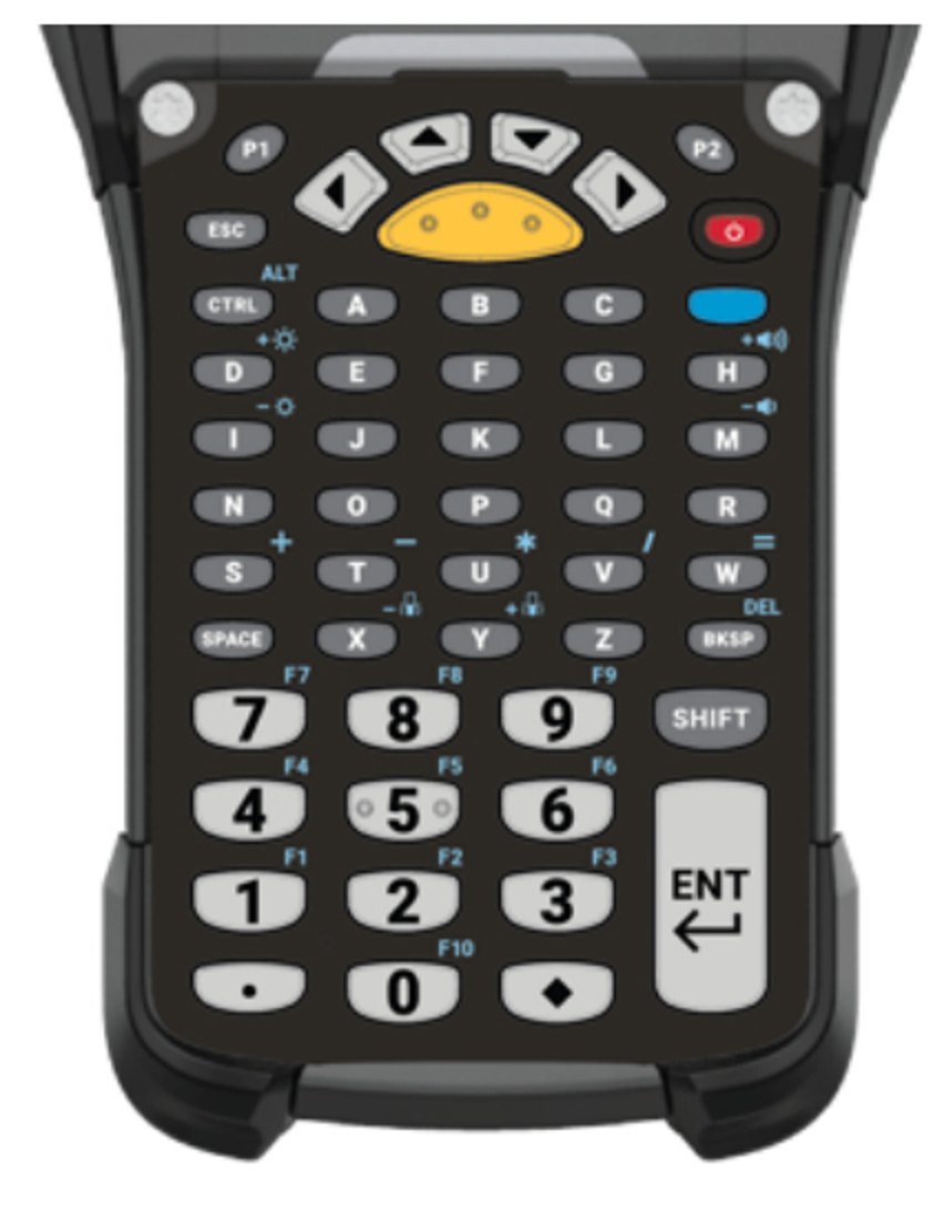 Zebra KYPD-MC9353ANR-01 mobile device keyboard Black, Grey Alphanumeric English