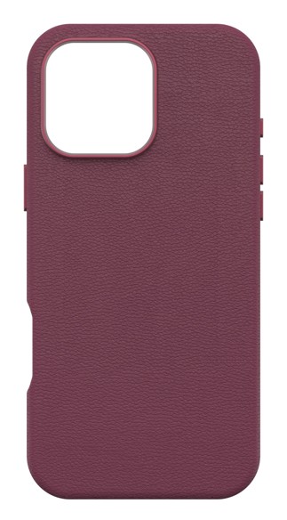 OtterBox Symmetry Series Cactus Leather for MagSafe for iPhone 16 Pro Max, Maroon Bells